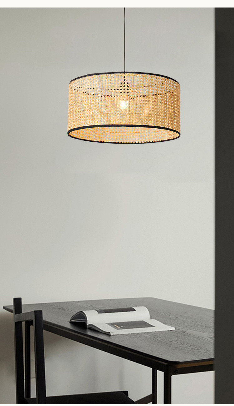 Japanese Style Modern Hanglamp Rattan Pendant Light Fixture Handmade Bamboo pendant light(WH-WP-51)