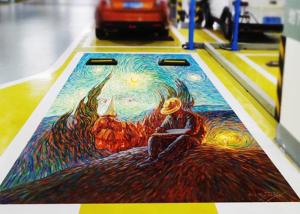 Quality Epson Two Nozzles 3D Ground Painting Printer Semi Automatic wholesale