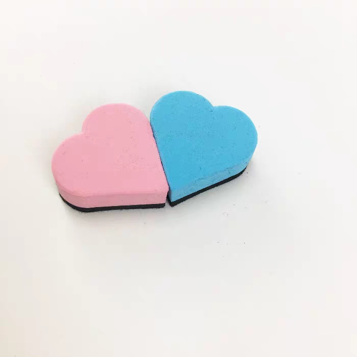 Heart Shape EVA Magnetic Whiteboard Eraser