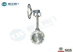 Cryogenic Flanged Wafer Butterfly Valve , Triple Offset Butterfly Valve