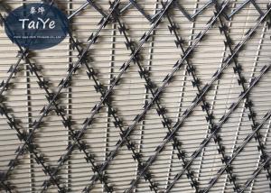 Quality 304 Stainless Steel Welded Razor Wire Mesh Anti Climbing Prison Fencing wholesale