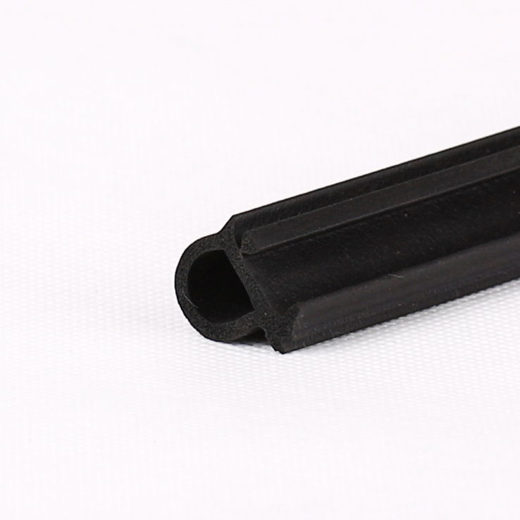H channel water resistant EPDM rubber extrusion profile for customized gripping seal strip