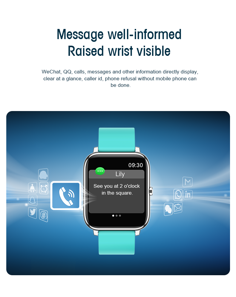 Newest design smart watch men and women 8 languages Touch Screen Sports Fitness heart rate blood oxygen sleep IP67 Water