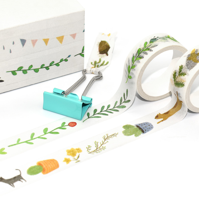 Beautiful Decoration Packing Box Custom Printed Masking Washi Tape