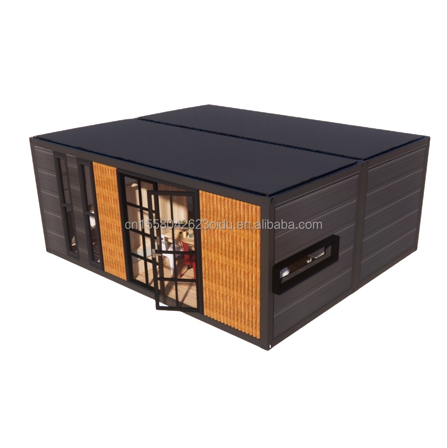 Luxury Modern Expandable Container Two-Storey Tiny Wooden Prefab House Buildings Hotel Apartment Steel Cabin Prefabricated Home
