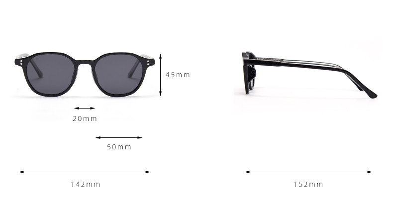 Cool LANG Style Tint Ocean Lens TR90 Sunglasses Rivets Women Men Sunglasses