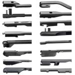 Multi Adapter Soft Wiper Car Windshield Universal Wiper Blade Adapters for BMW -