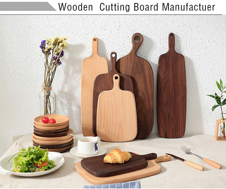 Smart Handled Acacia Wood Chopping Board 1cm Thickness