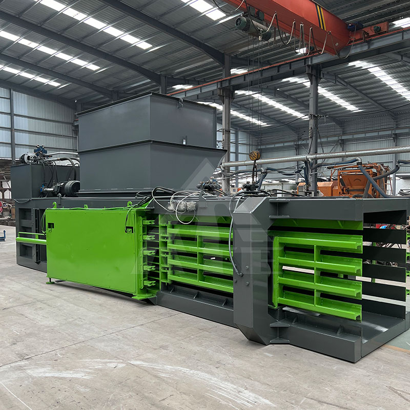 Aluminium Can Baler 100 Ton Hydraulic Press Baler Horizontal Cardboard Baler Machine