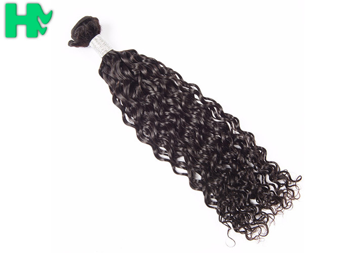 Original Peruvian Human Hair Extension , Natural Wave Virgin Human Hair Weft No Smell