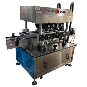 Quality Jar Bottle Capping Machine 220V/50HZ Four Sealing Wheels PLC Control wholesale