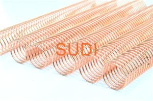 Quality Rose Gold Pitch 4:1 1-1/2 Inch Metal Spiral Coils For Book Binding wholesale