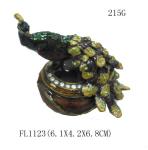 Beautiful Peacock Bird Jewelry Box ,Fashion Trinket Box