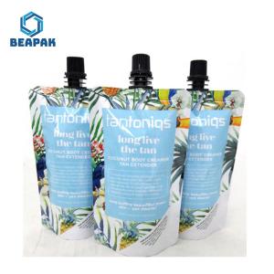 Quality Stand Up Plastic Drink Beverage Custom Spout Pouches wholesale