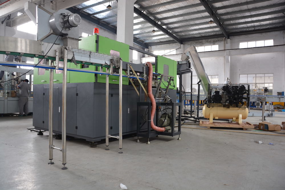 Automatic Bottle Mold Blowing Machines , Water Juice Bottle Blower Machine