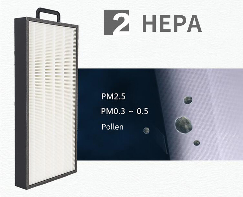 EMC 110W Filter Cotton Air Purifier 800m3/H Carbon Filter