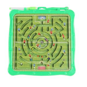 Quality children's Small Magnetic Maze Board Puzzle Ball Football Field game wholesale
