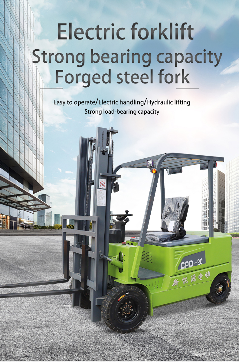 Big Tyres And Customized 1.5 Ton Electric Forklift For Hot Solutions Sit Down Electric Forklift