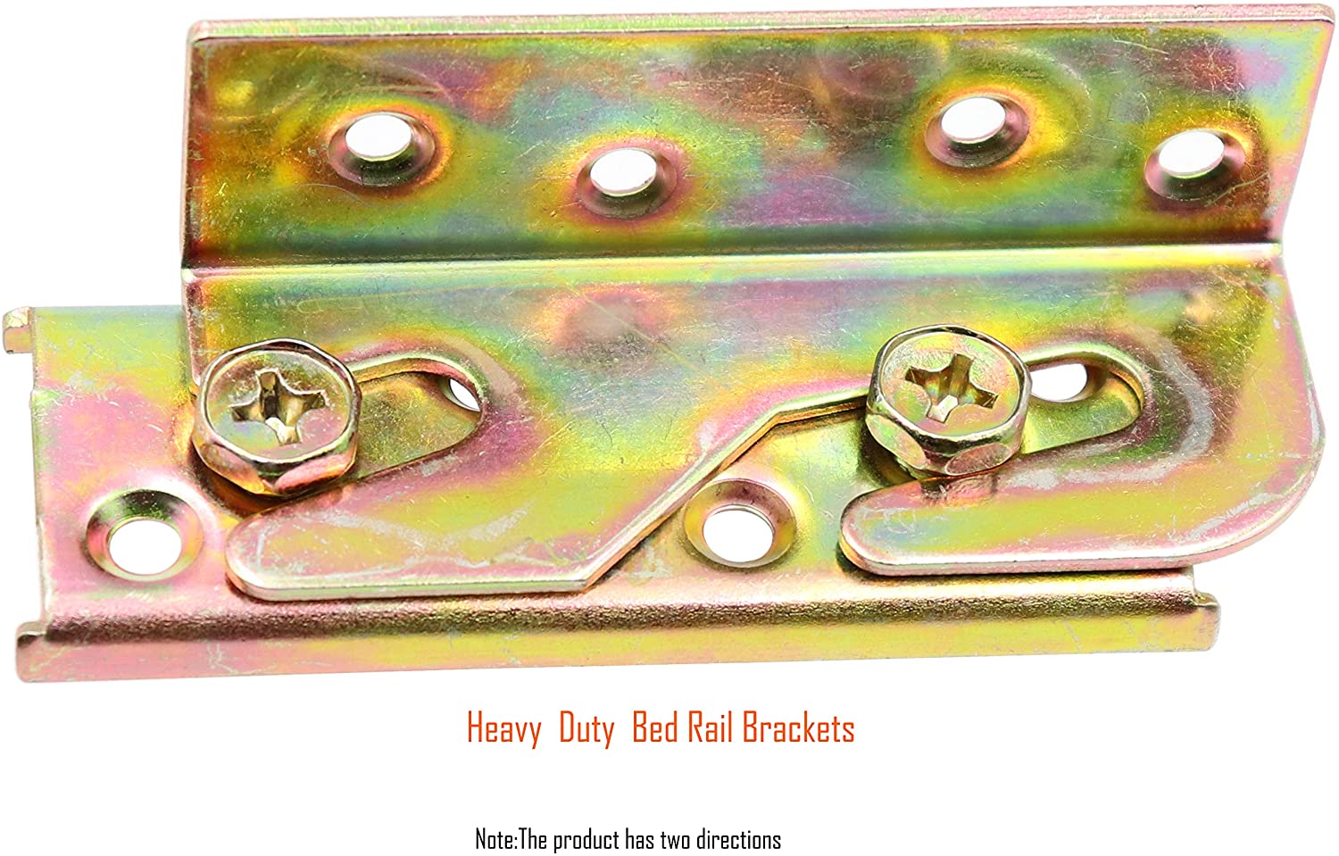Effortlessly Connect Your Wooden Bed Frame with Heavy Duty No-Mortise Bed Rail Connectors