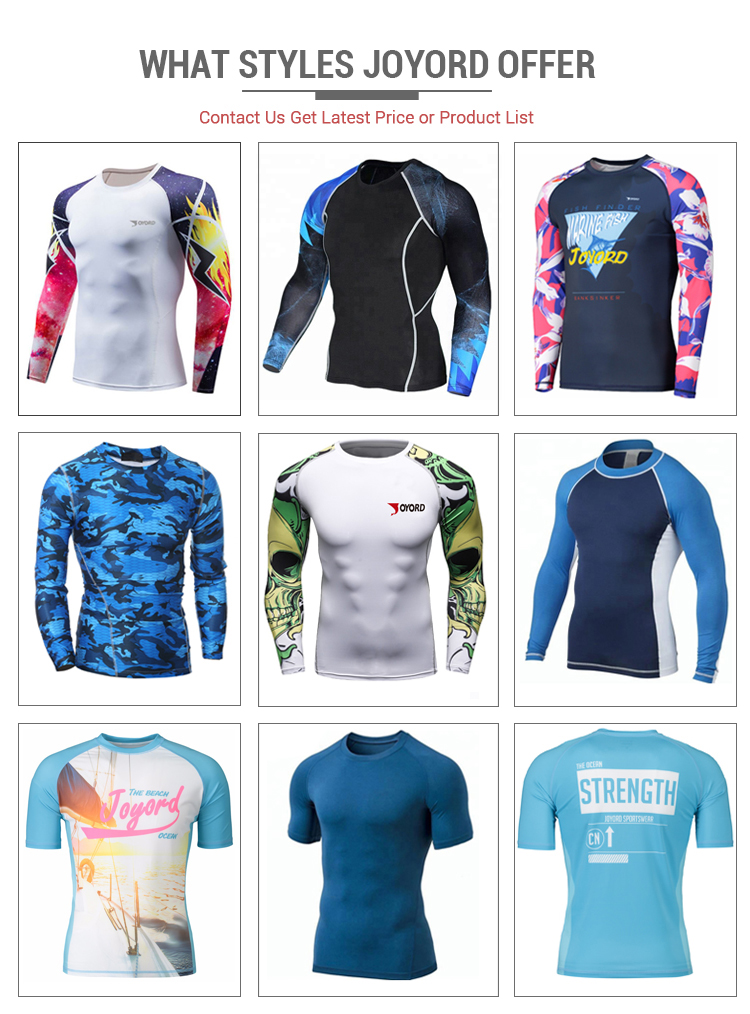 Custom Digital Sublimation Printing Anti-Uv Bjj Mma Rashguard