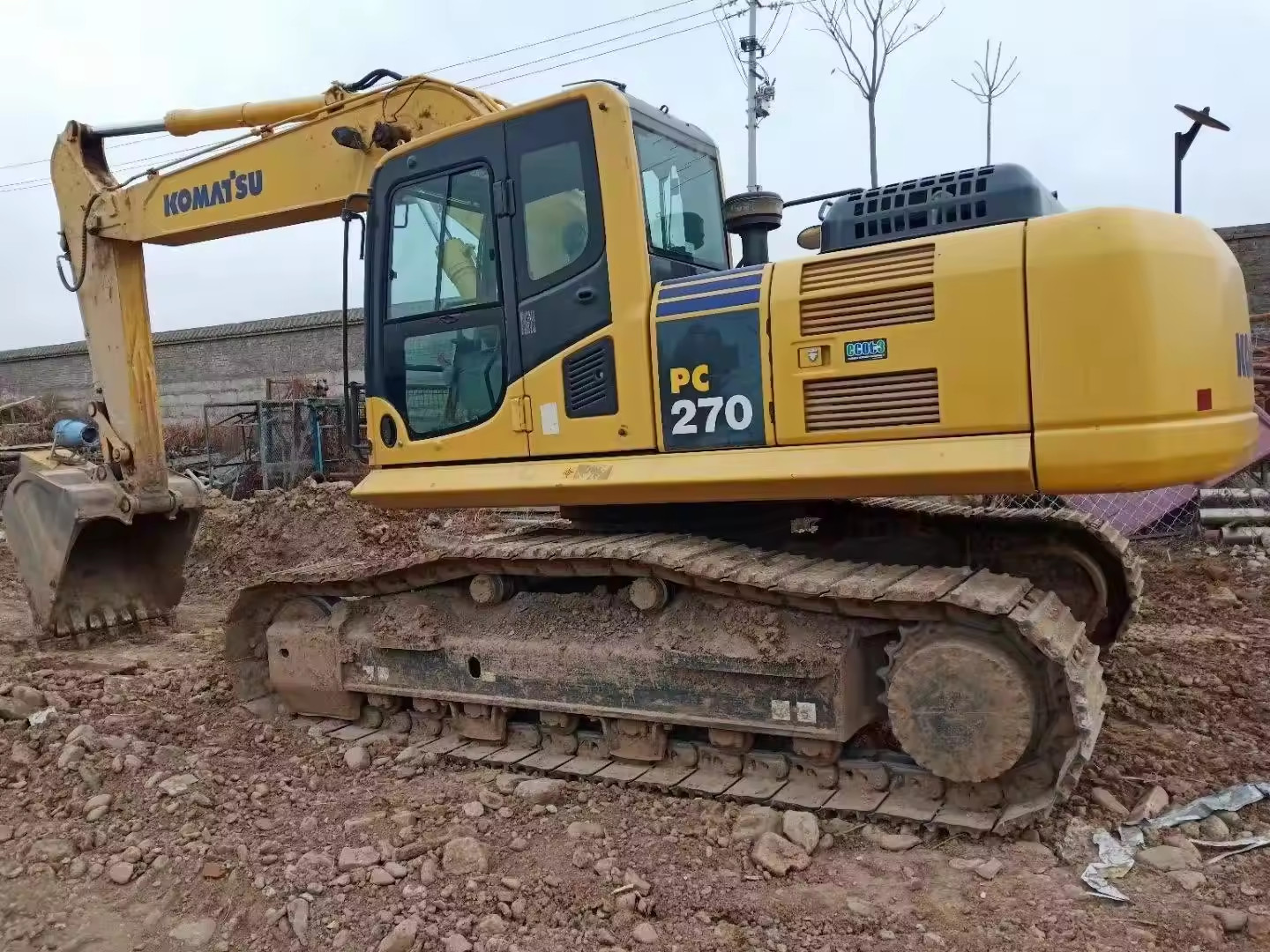 Secondhand Used Komatsu Excavators PC270 Digging Used 27ton 270 Komatsu Excavator