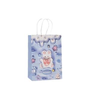 Quality Cute Bunny Embossed Easter Party Decoration Bag Custom Color Accepted Bio-degradable wholesale
