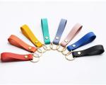 Custom Bulk Car Leather Keychain Zinc Alloy Metal Letterpress Printing
