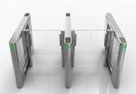Speed Gate Turnstile with 10mm Acrylic Arm For Hospitals / Hotels