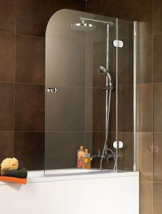 Quality Tempered Frameless Shower Enclosure Glass 1400x800 Mm High Polished Edges wholesale