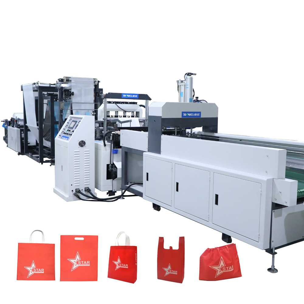 YANUO Non Woven Carry Bag Machine Heat sealing with 1 year Warranty