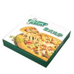 Black Octagon Round Pizza Box Kraft Corrugated Paper Packaging Bulk OEM