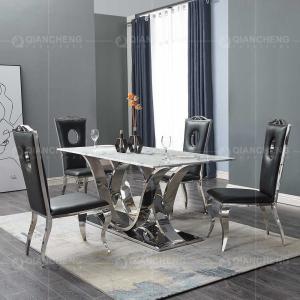 Quality 78inch Luxury Marble Dining Table wholesale