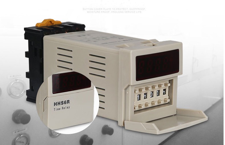 Count Down Digital Timer Relay Kampa HHS6R 3A AC 220V Super Digital Programmable