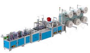 Quality Disposable Medical Face Mask Making Machine High Performance 2300KG Weight wholesale