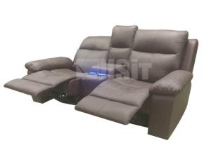 Quality Luxury Home Cinema Seating Folded Type With Refrigerated Drinks Holders wholesale