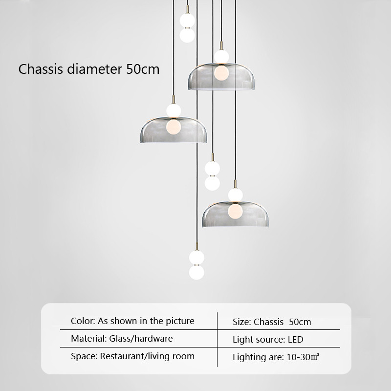 Glass Pendant Light Post-modern Pendant Lamp Bedside Living Room stairwell pendant lights(WH-AP-559)