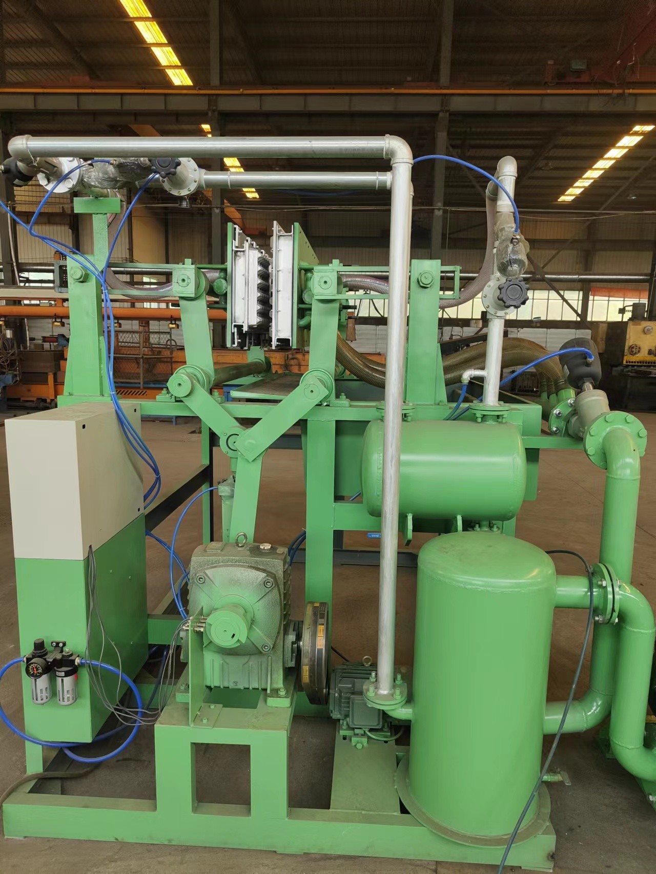 Hot Pressing Pulp Molding Machine Egg Tray Production Line With Germany Valves