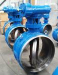 Butt Weld Butterfly Valve Cast Steel High Pressure Triple Offset