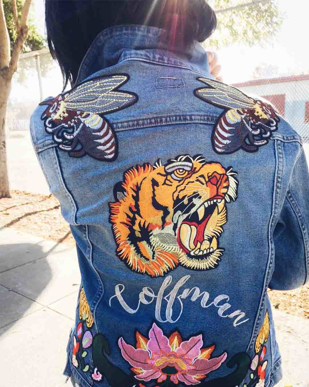 Logo Embroidered Biker Patches Merrowed Border For Souvenir Anniversary