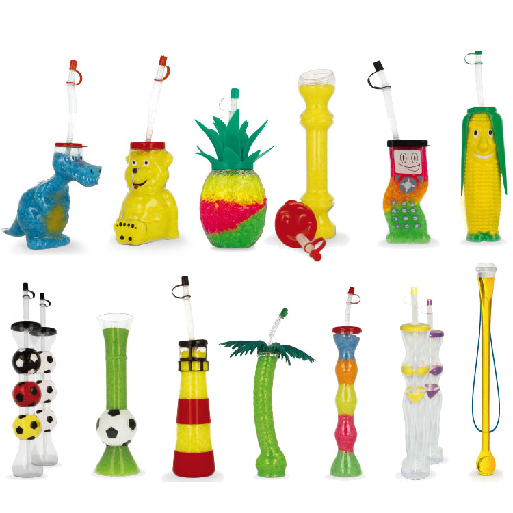 500ml Plastic Bumpy Bikini Novelty Yard Cups For Granita And Sorbet Lighthouse