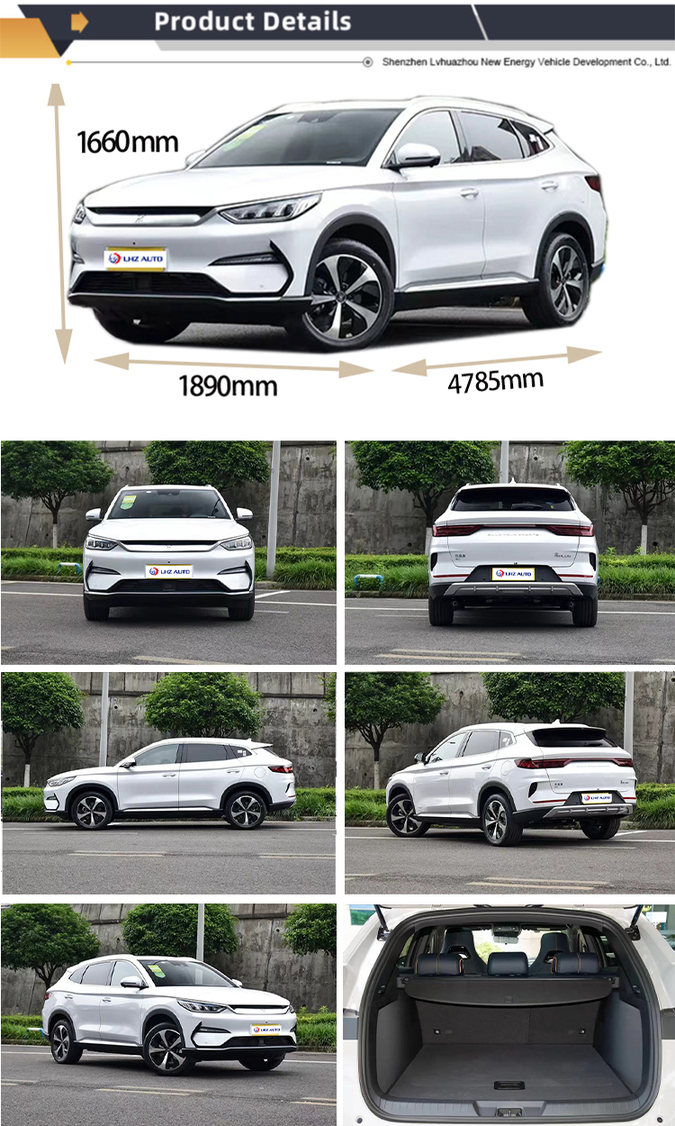 BYD Song 520km Deluxe 5 Seater Electric Car with Maximum Power and Energy Efficiency