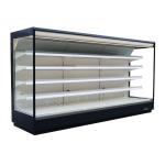 Free Standing Open Display Fridge , Commercial Beverage Cooler Refrigerator