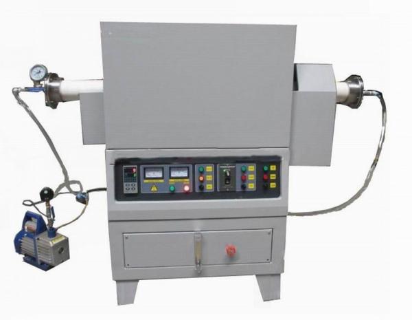 Resistance Wire Rotating Tube Furnace , 2 Hating Zones Ultra High Temperature
