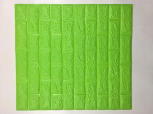 Quality Pe 3d Foam Wall Stickers Green Colour Antibiosis wholesale