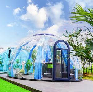 Quality Polycarbonate Waterproof Transparent Glamping Tent Luxury Bubble Dome House Glamping Accessory wholesale