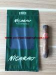 Black Green Printed Five Cigar Humidor Bags