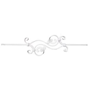 Quality Solid Wrought Iron Gate Parts Balusters For Pedestrian Guardrail Construction wholesale