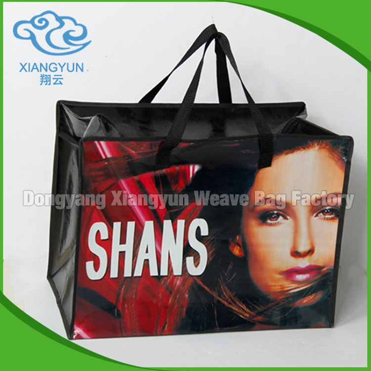 30cmPP Reusable Shopping Tote Bag Red Wine Gift Bags Reusable Tote Bags With Logo