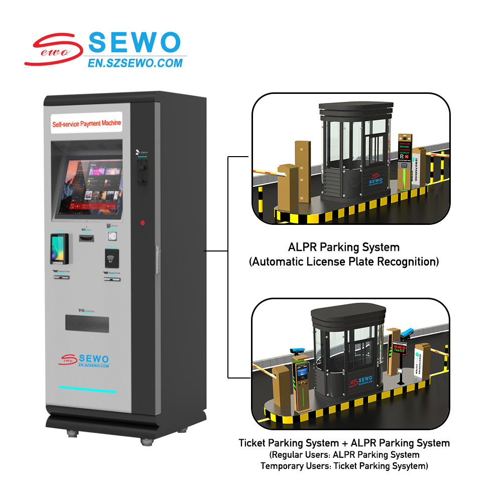 Parking Payment Terminal Machine Remote Management for Parking Lot System Parking Barrier & Ticket Dispenser