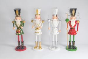 Quality Handcrafted Modern Metal Christmas Decorations Festive Theme In Red Green / White wholesale